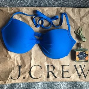 J. Crew Gathered Halter Underwire Bikini Top